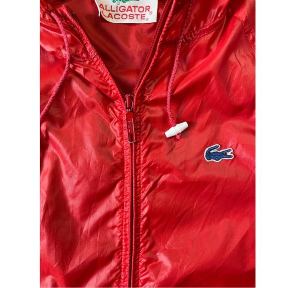 VINTAGE Lacoste Alligator Packable Windbreaker. SZ Large - Picture 4 of 5